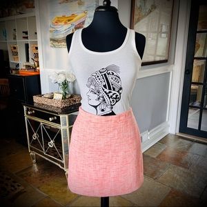 J.Crew Pink Tweed Skirt